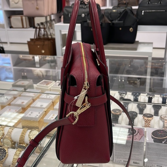 MICHAEL KORS
Mercer Medium Two-Tone Pebbled Leather Belted Satchel
Mulberry - Picture 10 of 16